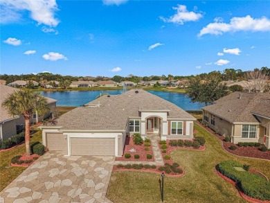 Stunning lakefront property with panoramic views of Lake on Eagle Ridge At Spruce Creek Country Club in Florida - for sale on GolfHomes.com, golf home, golf lot