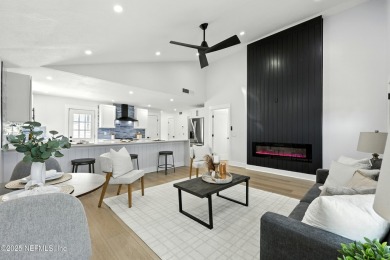 This fully renovated 4-bedroom, 2-bath home blends modern on Jacksonville Beach Golf Course in Florida - for sale on GolfHomes.com, golf home, golf lot