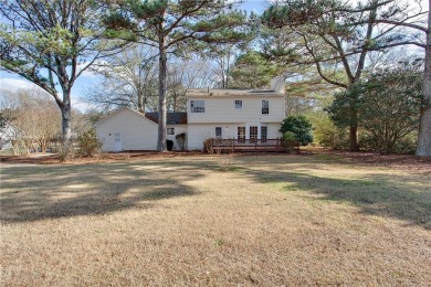 Beautiful well maintained home with backyard view of golf course on Canongate On White Oak Golf Course in Georgia - for sale on GolfHomes.com, golf home, golf lot