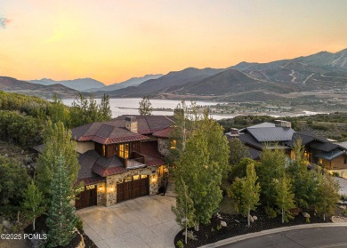 Perched above the Jordanelle Reservoir with sweeping views of on Talisker Club At Tuhaye in Utah - for sale on GolfHomes.com, golf home, golf lot