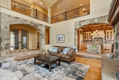 Perched above the Jordanelle Reservoir with sweeping views of on Talisker Club At Tuhaye in Utah - for sale on GolfHomes.com, golf home, golf lot