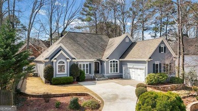 Welcome to 5619 Forkwood Dr- a beautiful and rare ranch home in on Brookstone Golf and Country Club in Georgia - for sale on GolfHomes.com, golf home, golf lot