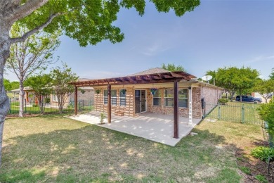 Charming single-story and sought-after Pine Springs floor plan on Frisco Lakes Golf Course in Texas - for sale on GolfHomes.com, golf home, golf lot