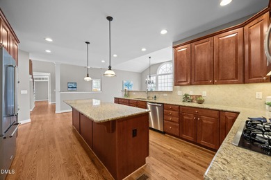 Experience refined golf course living in this luxury all-brick on TPC at Wakefield Plantation in North Carolina - for sale on GolfHomes.com, golf home, golf lot