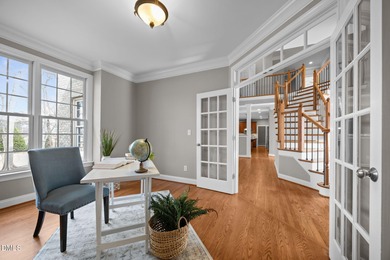 Experience refined golf course living in this luxury all-brick on TPC at Wakefield Plantation in North Carolina - for sale on GolfHomes.com, golf home, golf lot