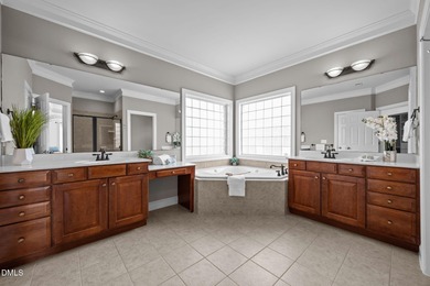 Experience refined golf course living in this luxury all-brick on TPC at Wakefield Plantation in North Carolina - for sale on GolfHomes.com, golf home, golf lot