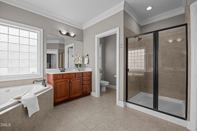 Experience refined golf course living in this luxury all-brick on TPC at Wakefield Plantation in North Carolina - for sale on GolfHomes.com, golf home, golf lot