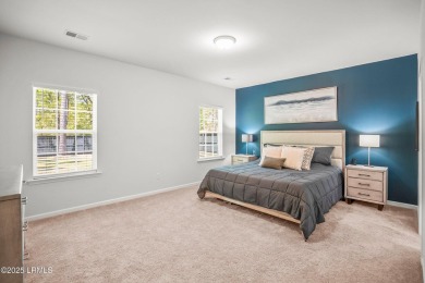 Welcome to this beautifully maintained 1 year old Carson plan- 3 on Ladys Island Country Club in South Carolina - for sale on GolfHomes.com, golf home, golf lot