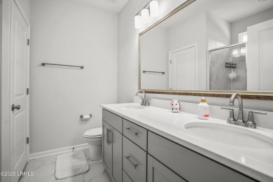 Welcome to this beautifully maintained 1 year old Carson plan- 3 on Ladys Island Country Club in South Carolina - for sale on GolfHomes.com, golf home, golf lot