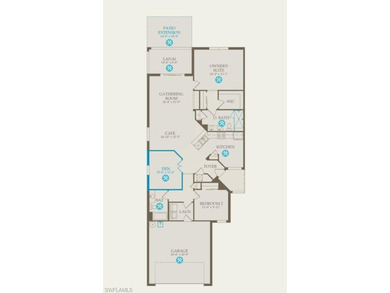 Move to Del Webb - Naples now! This lovely Cascadia has a large on Panther Run Golf Club in Florida - for sale on GolfHomes.com, golf home, golf lot