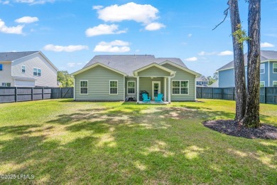 Welcome to this beautifully maintained 1 year old Carson plan- 3 on Ladys Island Country Club in South Carolina - for sale on GolfHomes.com, golf home, golf lot