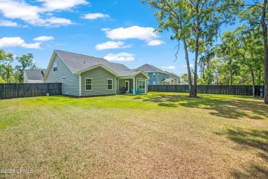 Welcome to this beautifully maintained 1 year old Carson plan- 3 on Ladys Island Country Club in South Carolina - for sale on GolfHomes.com, golf home, golf lot