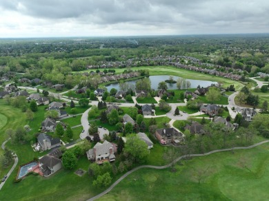 Nestled at the end of a private cul-de-sac, this stunning 4,017 on Stonebridge Golf Club in Michigan - for sale on GolfHomes.com, golf home, golf lot