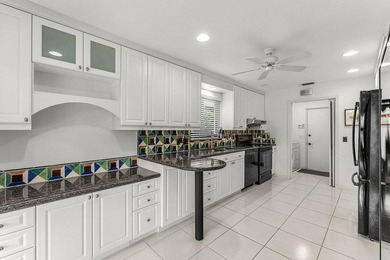 Beautiful, private garden views from this maintained 3-bedroom on Quail Ridge Golf Course and Country Club in Florida - for sale on GolfHomes.com, golf home, golf lot