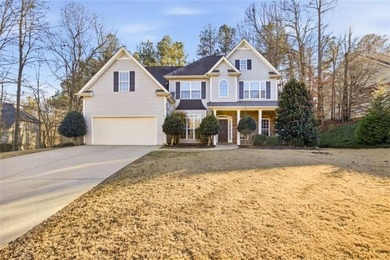 Welcome to this stunning two-story home nestled on a quiet on Creekside Golf and Country Club in Georgia - for sale on GolfHomes.com, golf home, golf lot