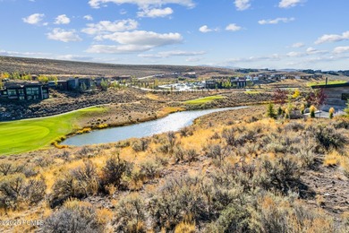 An exceptional homesite overlooking the lake and first hole of on Promontory Nicklaus Painted Valley Golf Course in Utah - for sale on GolfHomes.com, golf home, golf lot