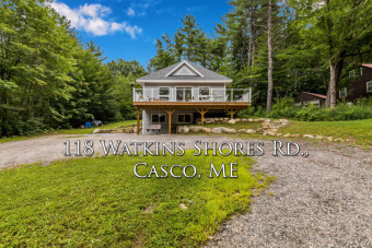 This beautiful lakeside home is located in the desirable Watkins on Frye Island Golf Club in Maine - for sale on GolfHomes.com, golf home, golf lot