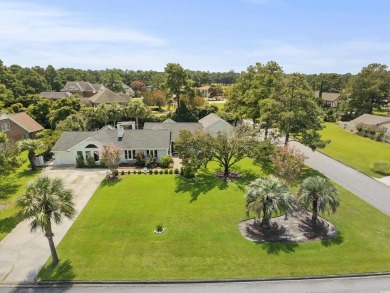 Welcome to this remarkable ranch-style residence, perfectly on Myrtlewood Golf Course and Club  in South Carolina - for sale on GolfHomes.com, golf home, golf lot