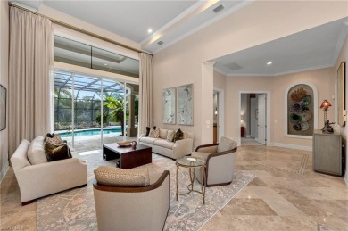 From the moment you enter through the striking glass double on Bonita Bay West in Florida - for sale on GolfHomes.com, golf home, golf lot