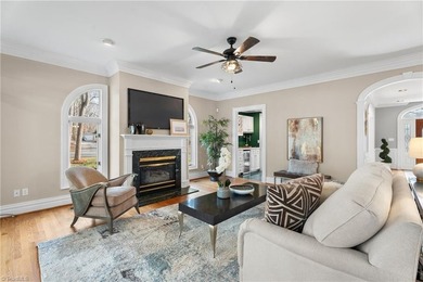 This home lives large! Septic permitted-3BR, but home includes on Sapona Country Club, Inc. in North Carolina - for sale on GolfHomes.com, golf home, golf lot