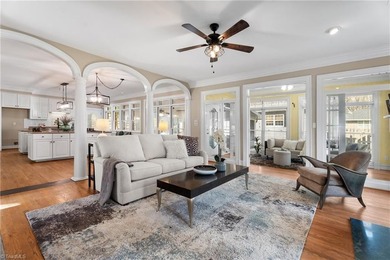 This home lives large! Septic permitted-3BR, but home includes on Sapona Country Club, Inc. in North Carolina - for sale on GolfHomes.com, golf home, golf lot