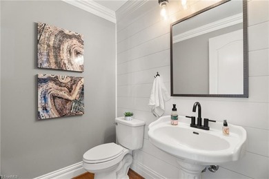 This home lives large! Septic permitted-3BR, but home includes on Sapona Country Club, Inc. in North Carolina - for sale on GolfHomes.com, golf home, golf lot