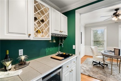 This home lives large! Septic permitted-3BR, but home includes on Sapona Country Club, Inc. in North Carolina - for sale on GolfHomes.com, golf home, golf lot