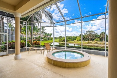 Step into serenity at this lakeside paradise nestled within the on Oak Harbor Country Club in Florida - for sale on GolfHomes.com, golf home, golf lot