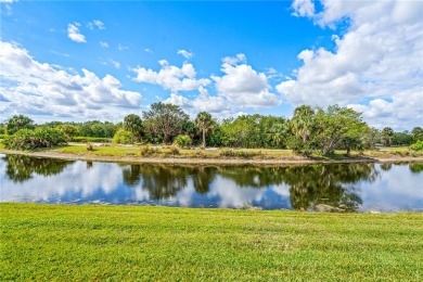 Step into serenity at this lakeside paradise nestled within the on Oak Harbor Country Club in Florida - for sale on GolfHomes.com, golf home, golf lot