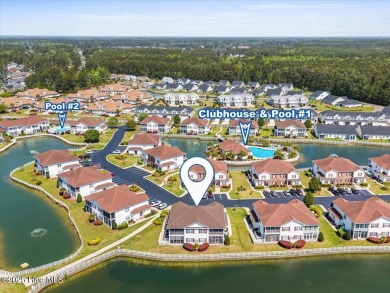 This inviting second-floor condo in the gated community of on Brunswick Plantation and Golf Resorts in North Carolina - for sale on GolfHomes.com, golf home, golf lot