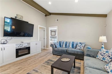 Step into a home where modern luxury meets timeless character on Royal Tee Country Club in Florida - for sale on GolfHomes.com, golf home, golf lot