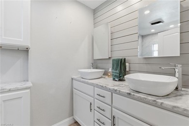 Step into a home where modern luxury meets timeless character on Royal Tee Country Club in Florida - for sale on GolfHomes.com, golf home, golf lot