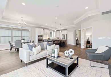 The Torino floor plan is designed with functionality and luxury on Coyote Crossing Golf Course in Indiana - for sale on GolfHomes.com, golf home, golf lot