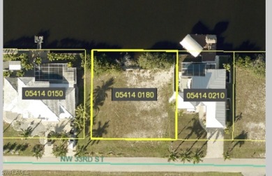 Rare .34 Acre Direct Gulf Access Lot located in the highly on Burnt Store Golf Club in Florida - for sale on GolfHomes.com, golf home, golf lot