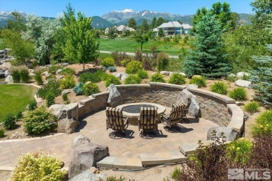 Unobstructed views of Montreux's #1 & #2 fairways & the snow on  in Nevada - for sale on GolfHomes.com, golf home, golf lot