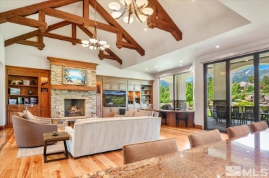 Unobstructed views of Montreux's #1 & #2 fairways & the snow on  in Nevada - for sale on GolfHomes.com, golf home, golf lot