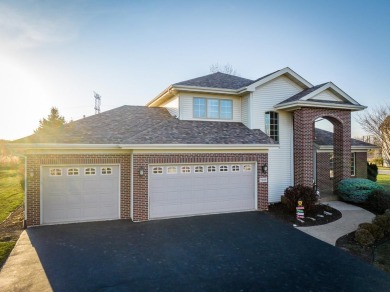 Step into luxury and tranquility with this beautiful 2-story on Newburg Village Golf Club in Illinois - for sale on GolfHomes.com, golf home, golf lot