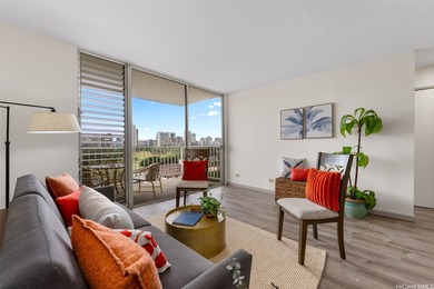 Tastefully updated, this move-in ready fee simple 1BR/1BA unit on Ala Wai Golf Course in Hawaii - for sale on GolfHomes.com, golf home, golf lot