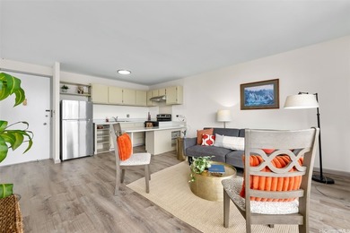 Tastefully updated, this move-in ready fee simple 1BR/1BA unit on Ala Wai Golf Course in Hawaii - for sale on GolfHomes.com, golf home, golf lot