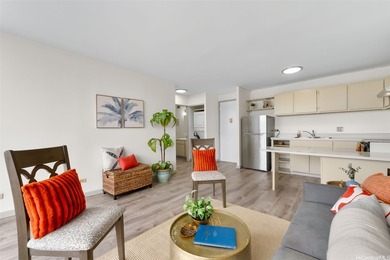 Tastefully updated, this move-in ready fee simple 1BR/1BA unit on Ala Wai Golf Course in Hawaii - for sale on GolfHomes.com, golf home, golf lot