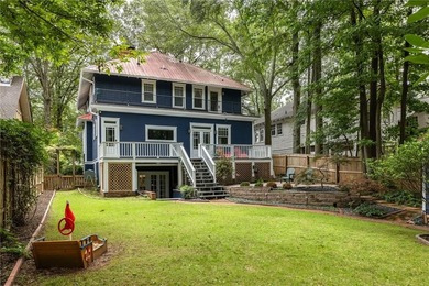 Perched proudly atop a hill in the heart of Candler Park, this on Candler Park Golf Course in Georgia - for sale on GolfHomes.com, golf home, golf lot