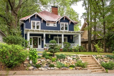 Perched proudly atop a hill in the heart of Candler Park, this on Candler Park Golf Course in Georgia - for sale on GolfHomes.com, golf home, golf lot