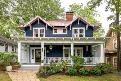 Perched proudly atop a hill in the heart of Candler Park, this on Candler Park Golf Course in Georgia - for sale on GolfHomes.com, golf home, golf lot