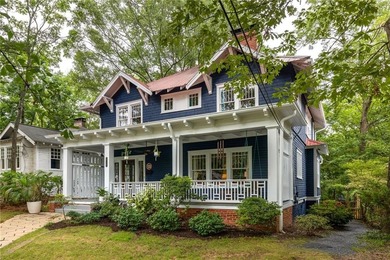 Perched proudly atop a hill in the heart of Candler Park, this on Candler Park Golf Course in Georgia - for sale on GolfHomes.com, golf home, golf lot