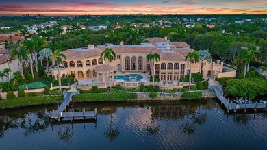 Introducing a palatial waterfront estate on a double lot in the on Jonathans Landing Golf Club in Florida - for sale on GolfHomes.com, golf home, golf lot