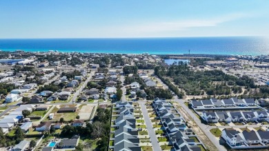 This stunning, highly-upgraded, one-story, 2023-built beach on Sharks Tooth Golf Club in Florida - for sale on GolfHomes.com, golf home, golf lot