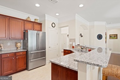 Located on prime golf lot hole #13 in the vibrant Active Adult on Canongate Golf At Sun City Peachtree in Georgia - for sale on GolfHomes.com, golf home, golf lot