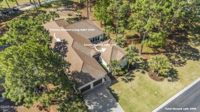 This amazing Mediterranean style home on the Egret 6th tee box on Carolina National Golf Club in North Carolina - for sale on GolfHomes.com, golf home, golf lot
