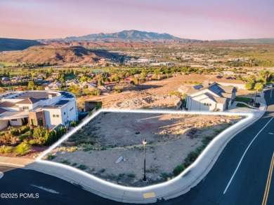 LOT WITH IT ALL: MOUNTAIN, CITY & GOLF COURSE VIEWS! This is on Entrada at Snow Canyon in Utah - for sale on GolfHomes.com, golf home, golf lot