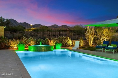 Built in 2020 by Camelot Homes, this original-owner residence in on Sanctuary Golf Course At WestWorld in Arizona - for sale on GolfHomes.com, golf home, golf lot